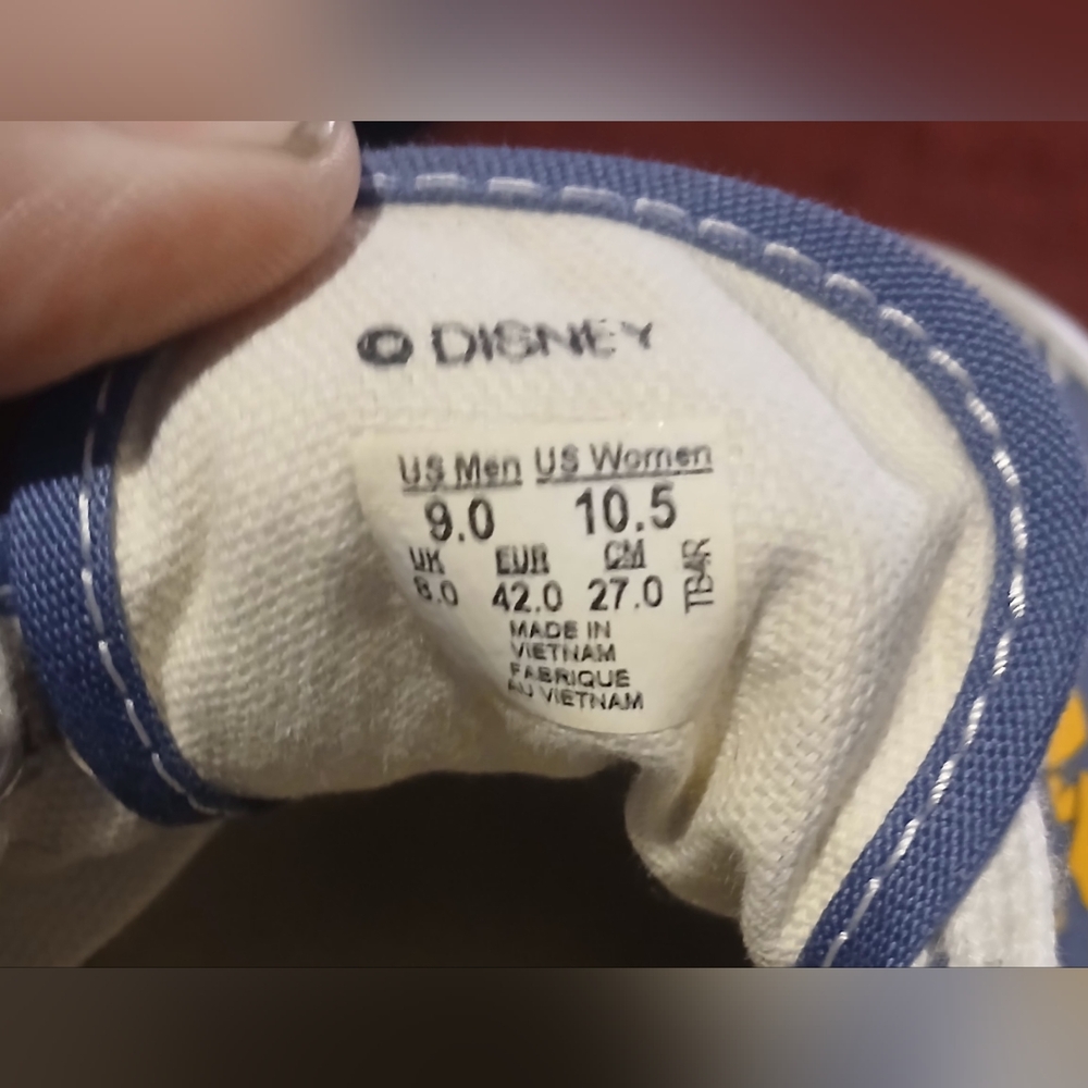 Vans Disneys Donald Duck  Print Blue Sneakers - Picture 5 of 6